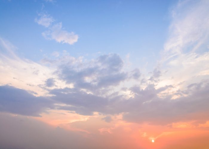 Clouds twilight times background